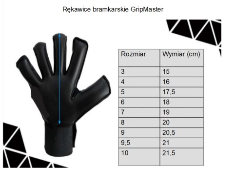 Rękawice bramkarskie GripMaster Rozm. 9