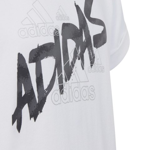 Koszulka adidas Dance Knotted Tee girls Jr HR5818