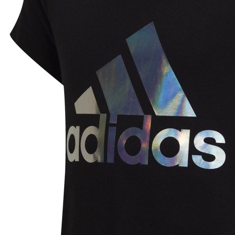 Koszulka adidas Dance Metallic Print Tee Jr girls HD4407