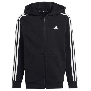 Bluza adidas 3 Stripes FL Full-Zip Hoody Jr HR6331