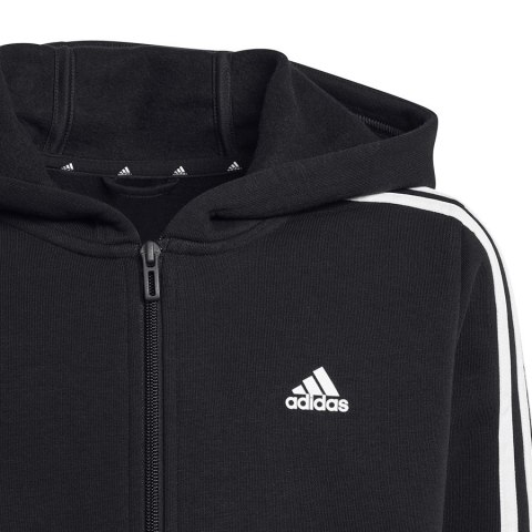 Bluza adidas 3 Stripes FL Full-Zip Hoody Jr HR6331